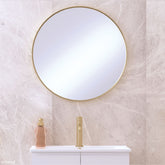 Fienza Reba Urban Brass Framed Mirror, 800mm